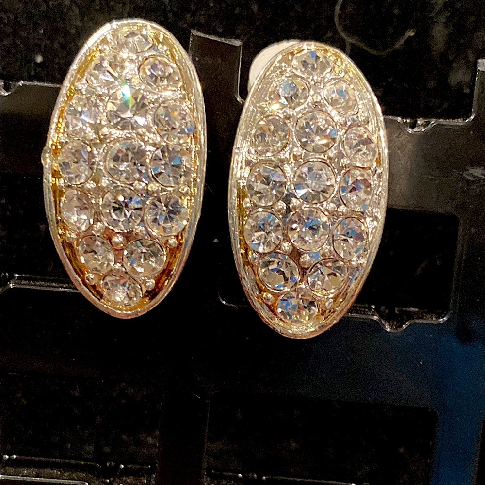 Crystal Aurora Borealis Clio Earrings with Silver Accents